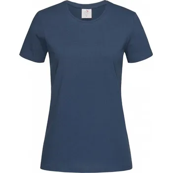 Dámské tričko Stedman Klasické dámské tričko Stedman na tělo s certifikací Vegan Barva: modrá námořní, Velikost: 3XL