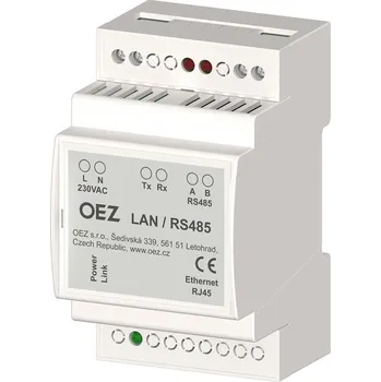 Rozvaděč OEZ PAQ-RPC-LAN Převodník RS485 na LAN, pro PAQ