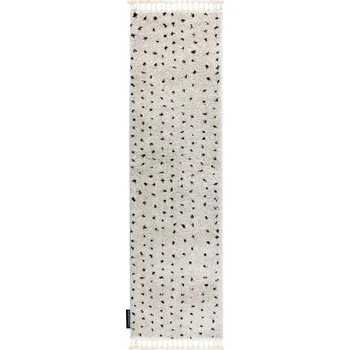 Koberec Hans Home Běhoun Berber Syla B752 dots cream - 60x200