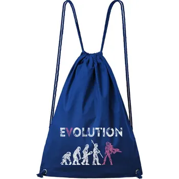 Městský batoh DOBRÝ TRIKO Bavlněný batoh Evoluce hrdinka Barva: Královsky modrá