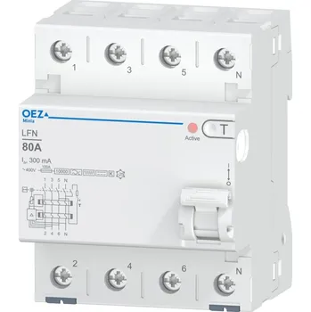 Proudový chránič OEZ LFN-80-4-300B-K (G) Proudový chránič