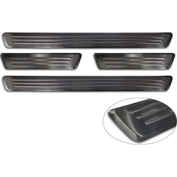 Lišta karosérie Avisa Prahové nerezové lišty Volvo V90 II (2016 - 2025) - černé |