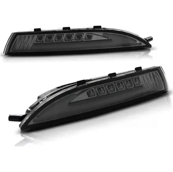 Osvětlení automobilu PŘEDNÍ BLINKRY LED S POZIČNÍM SVĚTLEM VW SCIROCCO 08-, KOUŘOVÉ (KPVW42)