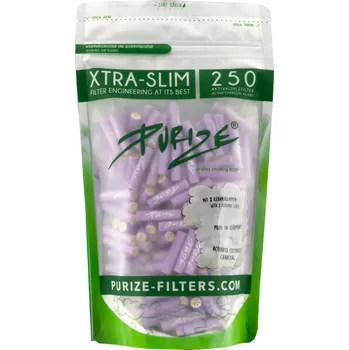 Purize Extra Slim uhlíkové filtry 250 ks (6 mm) lilac 1 ks