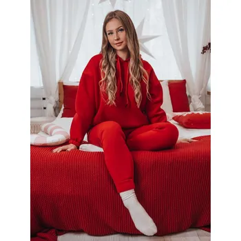 Dámská tepláková souprava komplet KSENIIA PREMIUM AY1111 Barva: Červená, Velikost: L