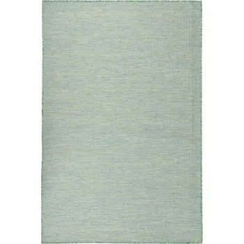 Koupelnová předložka Nábytek XL Venkovní hladce tkaný koberec 120x170 cm tyrkysová 340802