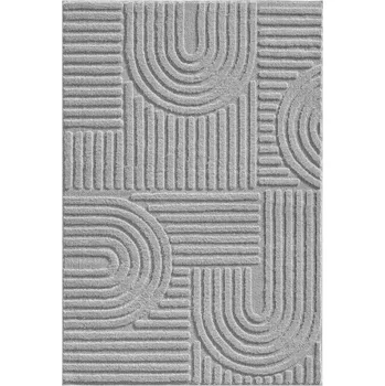 Koberec Vopi Kusový koberec Art 1121 silver (Varianta: Kruh 80 cm průměr)