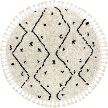 Koberec Kusový koberec Berber Tetuan B751 cream kruh Kruh Ø 120 cm