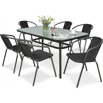 Zahradní sestava F-Garden Zahradní nábytek Focus Garden Simple 150/6 Graphite