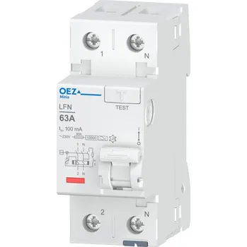Proudový chránič OEZ LFN-63-2-100A Proudový chránič 10kA typ A