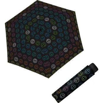 Doppler Mini Light UP Reflective Bright Smile - dětský skládací deštník