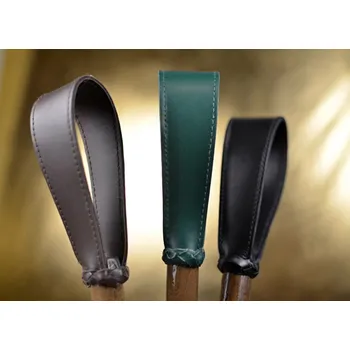 Lžíce na botu Luxusní dlouhá dřevěná nazouvací lžíce - ZELENÁ KŮŽE