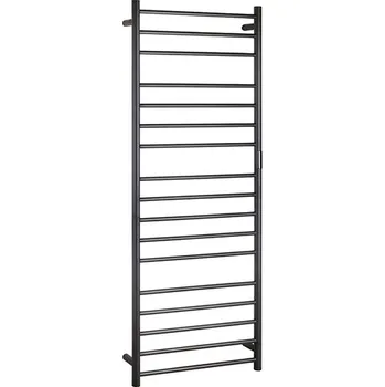 Radiátor Bemeta Design Elektrický koupelnový radiátor / sušák ručníků 600x1680mm, 285W, černá - 704151060