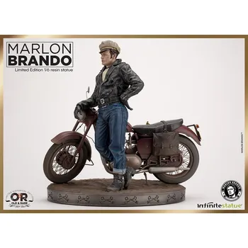 Figurka Infinite Statue MARLON BRANDO WITH BIKE OLD&RARE 1/6 RESIN STATUE