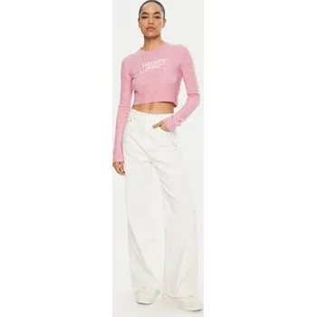 Dámský svetr Tommy Jeans Svetr DW0DW19895 Růžová Regular Fit L