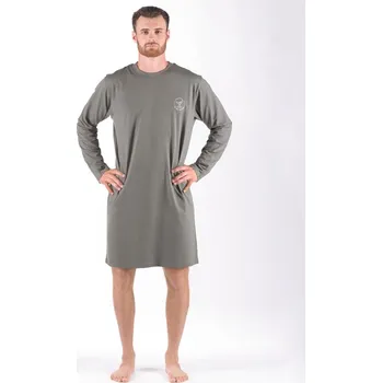 Pánská noční košile Pánská noční košile 79181P šedá vel.XL - Gina