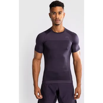 Pánské oblečení Pánský rashguard - funkční tričko Venum G-Fit Air - krátké rukávy - Deep Purple Velikost: M