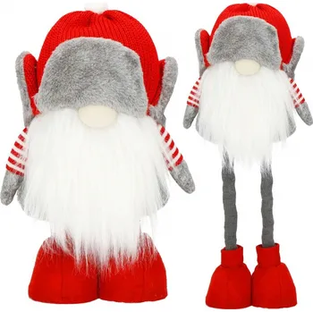 Vánoční dekorace Springos Skřítek GNOM s kulichem - výška 32-50cm, vánoční dekorace