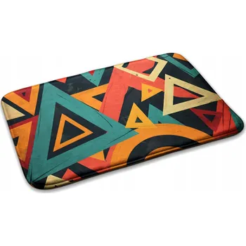 Koberec Dětský koberec s protiskluzovou úpravou do dětského pokoje Barevné trojúhelníky