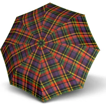 Derby Hit Mini káro barevný - skládací deštník
