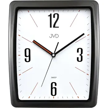 Hodiny Plastové designové antracitové hodiny JVD HX2496.2
