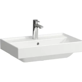 Umyvadlo Laufen FIORA umyvadlo na desku 60 cm, s otvorem pro baterii a přepadem, broušené