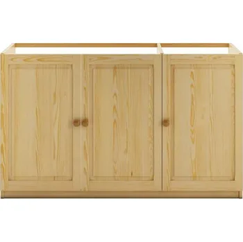 Drewmax Kredenc KW111, 120x80x50, borovice (Barva dřeva: Dub)