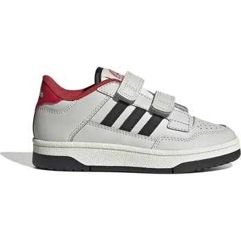 Chlapecká obuv adidas Rapid Court Shoes Childrens Grey/Blk/Red 1 (33)