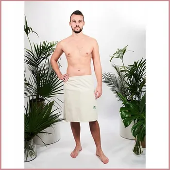 Pánský kilt do sauny, ecru, velikost S Yeye