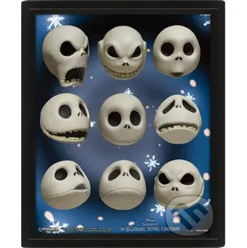 Doplněk ke knize ci sa 3D obrázok Nightmare Before Christmas: Výrazy Jacka