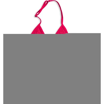 Dívčí plavky Dívčí plavky KNOT SO BAD KRAJKA tmavě růžové Velikost: 92