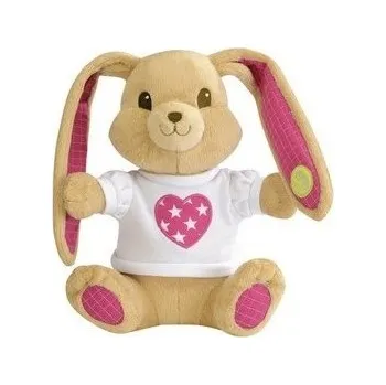 plyšák Zajíček Rock růžový, Pioupiou Merveilles (30 cm)