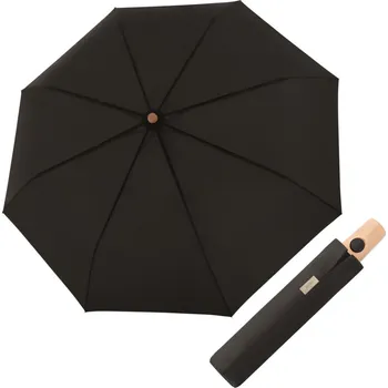 Deštník Doppler NATURE MAGIC Simple Black FSC(R) - dámský EKO deštník