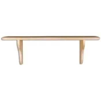 Obývací pokoj Drewmax Police PK121 masiv (Barva dřeva: Ořech)