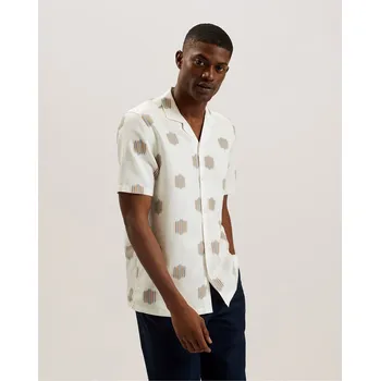 Pánská košile Košile Ted Baker Ecru 1056956 S (2)