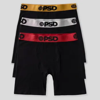Boxerky PSD Cotton Solids Chrome 3 Pack Men Underwear Velikost: XL