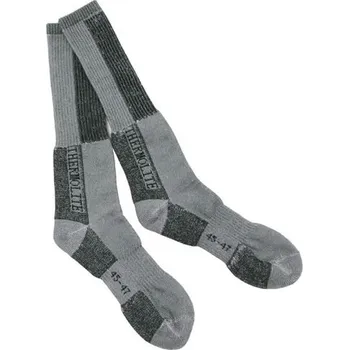 Pánské ponožky FOX Outdoor Ponožky FOX zimní POLAR ZELENÉ/ŠEDÉ ZELENÁ - OLIV 42-44