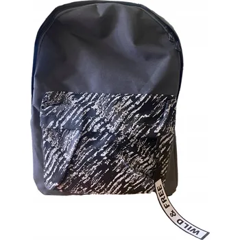 Školní batoh Školní batoh vícekomorový Youngstyle bílý, černý, odstíny šedé a stříbrné 24 l