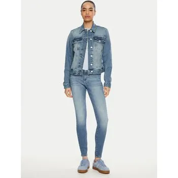 Pánská větrovka Tommy Jeans Jeansová bunda Classic DW0DW19858 Modrá Regular Fit XS