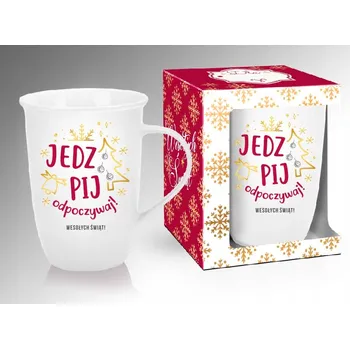 Hrnek BGtech VÁNOCE porcelánový 430 ml