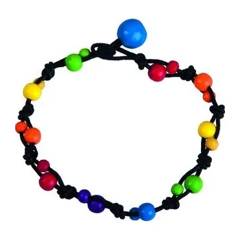 Náramek Duhový náramek – uzlíkový