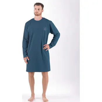 Dámské noční prádlo Pánská noční košile 79181P petrolejová vel.XL - Gina