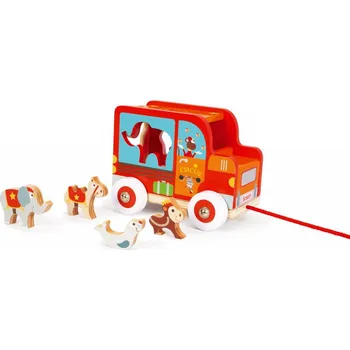 Dětské zboží Náklaďák se zvířátky Cirkus, Scratch