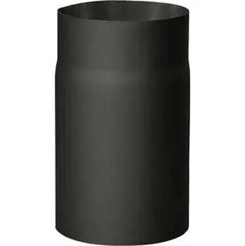 Kouřovod Roura kouřová 160 mm/25 cm, silnostěnné 1,5 mm, černá MA654459