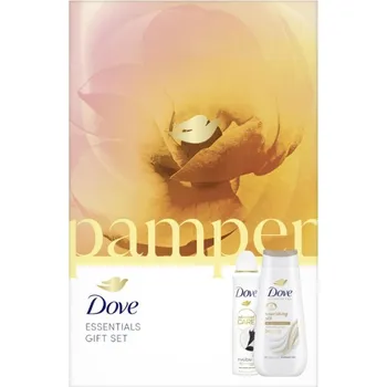 Kosmetická sada Dove Pamper dárková sada sprchový gel 225 ml + antiperspirant sprej 150 ml