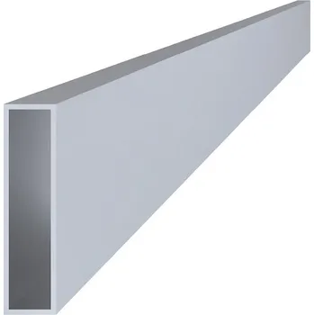 Plot uzavřený profil, přírodní hliník bez povrchové úpravy - hliníkový obdélníkový jekl 140 x 20 x 2 mm, délka 6 m, materiál EN AW-6060 T66, cena za kus
