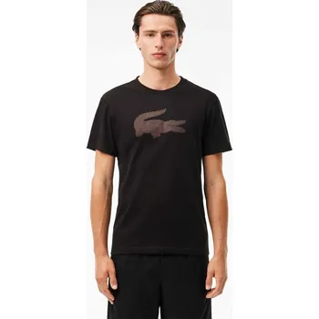 Pánské tričko Tričko Lacoste Black 7V2 1058234 S