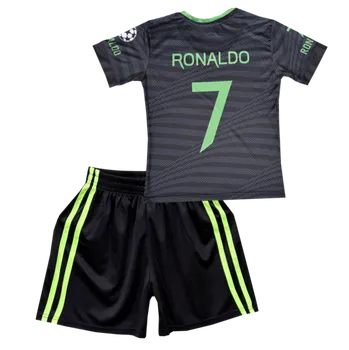Numberoplus Dětský fotbalový dres Komplet Real Madrid - Cristiano Ronaldo CR7 Emirater Fly Better Velikost: 13 let (vel.152)
