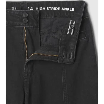 Pánské džíny GAP Dětské široky džíny High Rise Wide - Holky GAP černá 2914286