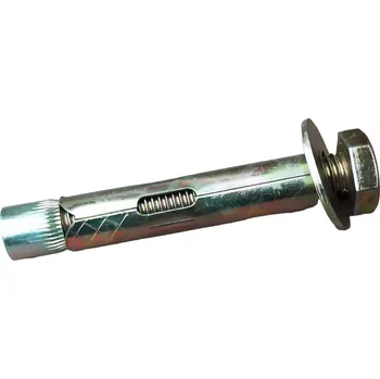 Hmoždinka Kotva plechová KPL M12x110 mm, průměr 16 mm, s šroubem - do betonu, zdiva